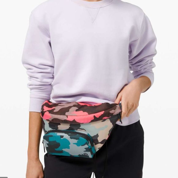 lululemon athletica Handbags - Lululemon The Rest is Written Belt Bag in Camo Guava